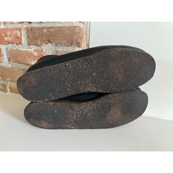 Clark’s‎ Wallace Desert Chukka Boots Black Leather Men’s Size 11.5M - Picture 6 of 9